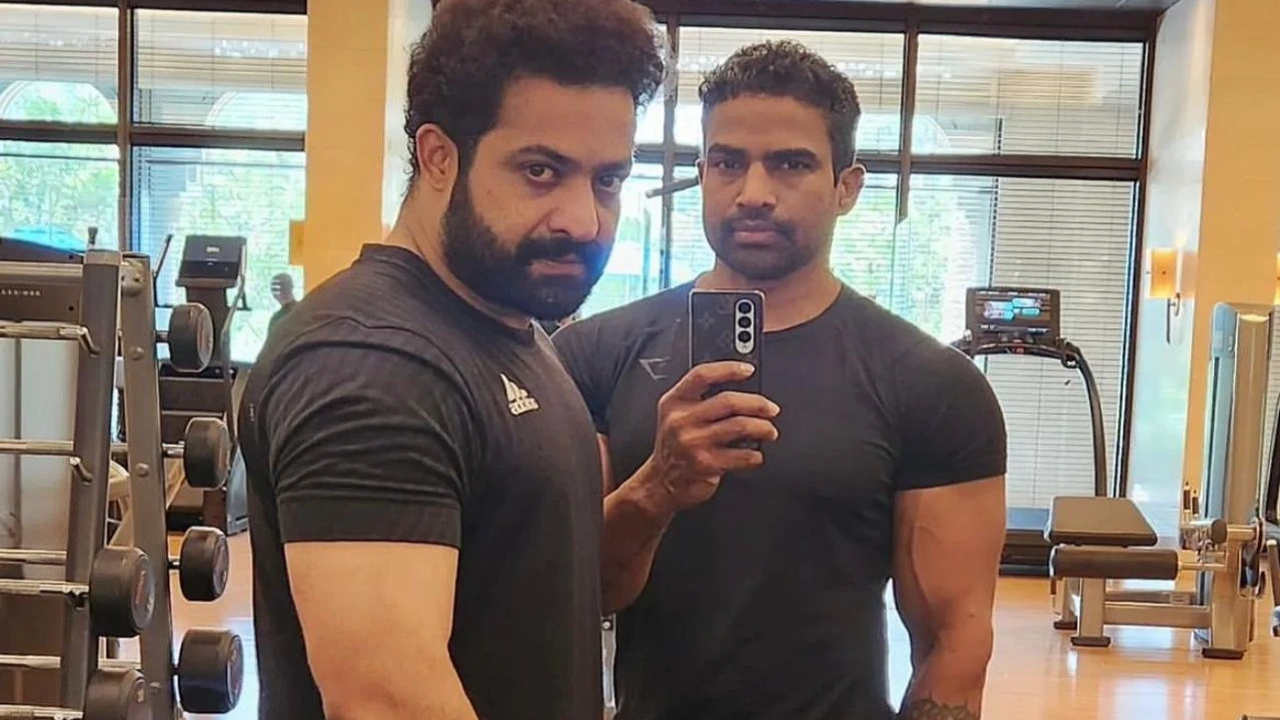 Jr NTR preps for Devara in gym during family vacation