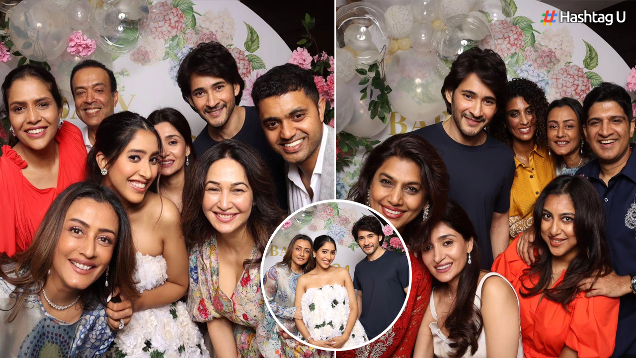 Mahesh Babu Attends Shriya Bhupal’s Baby Shower in a Playful Mood