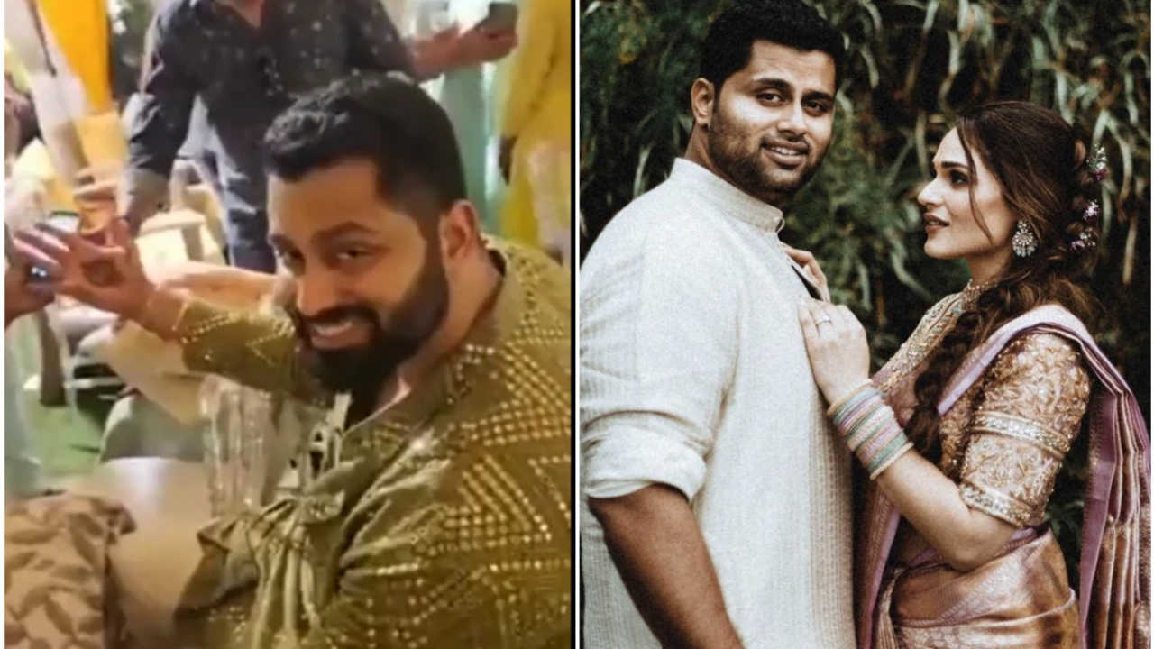 Abishek Ambareesh’s wedding festivities begin with haldi ceremony