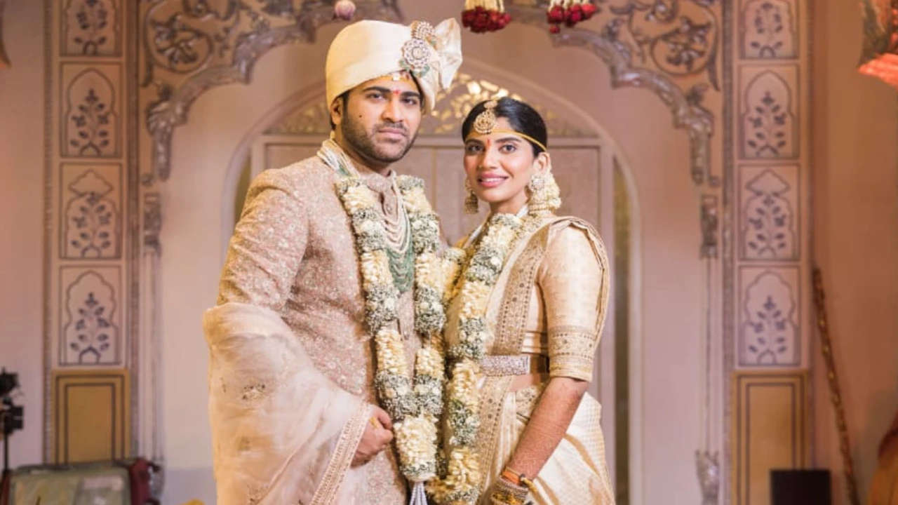 Sharwanand and Rakshita Shetty looked ethereal as they tie the knot