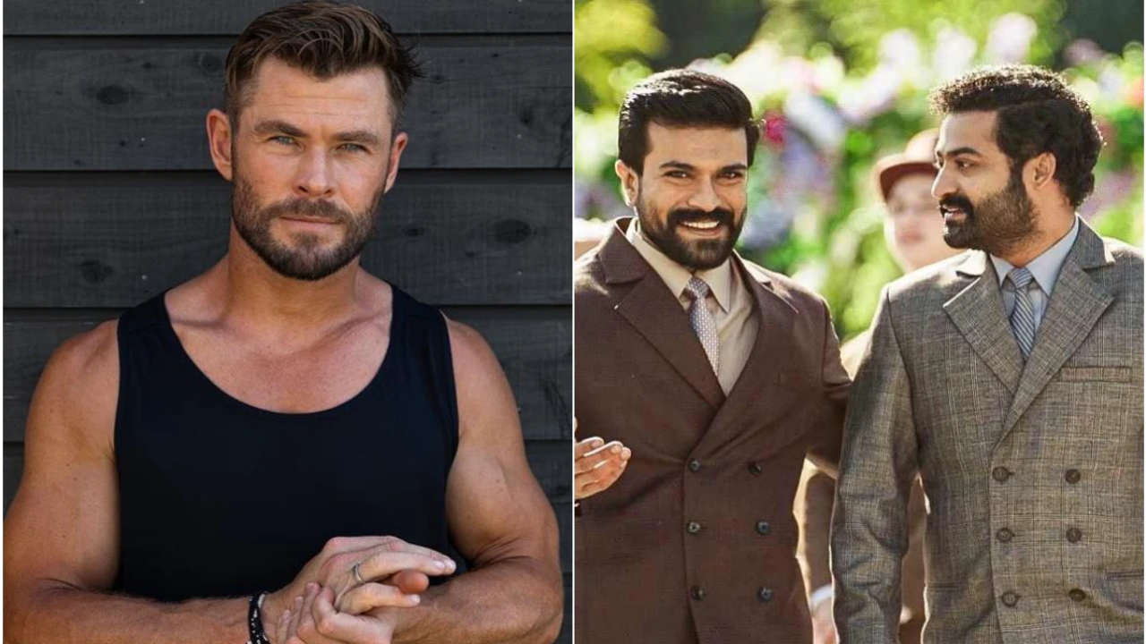 Chris Hemsworth expresses the wish to work with RRR fames Ram Charan and Jr NTR