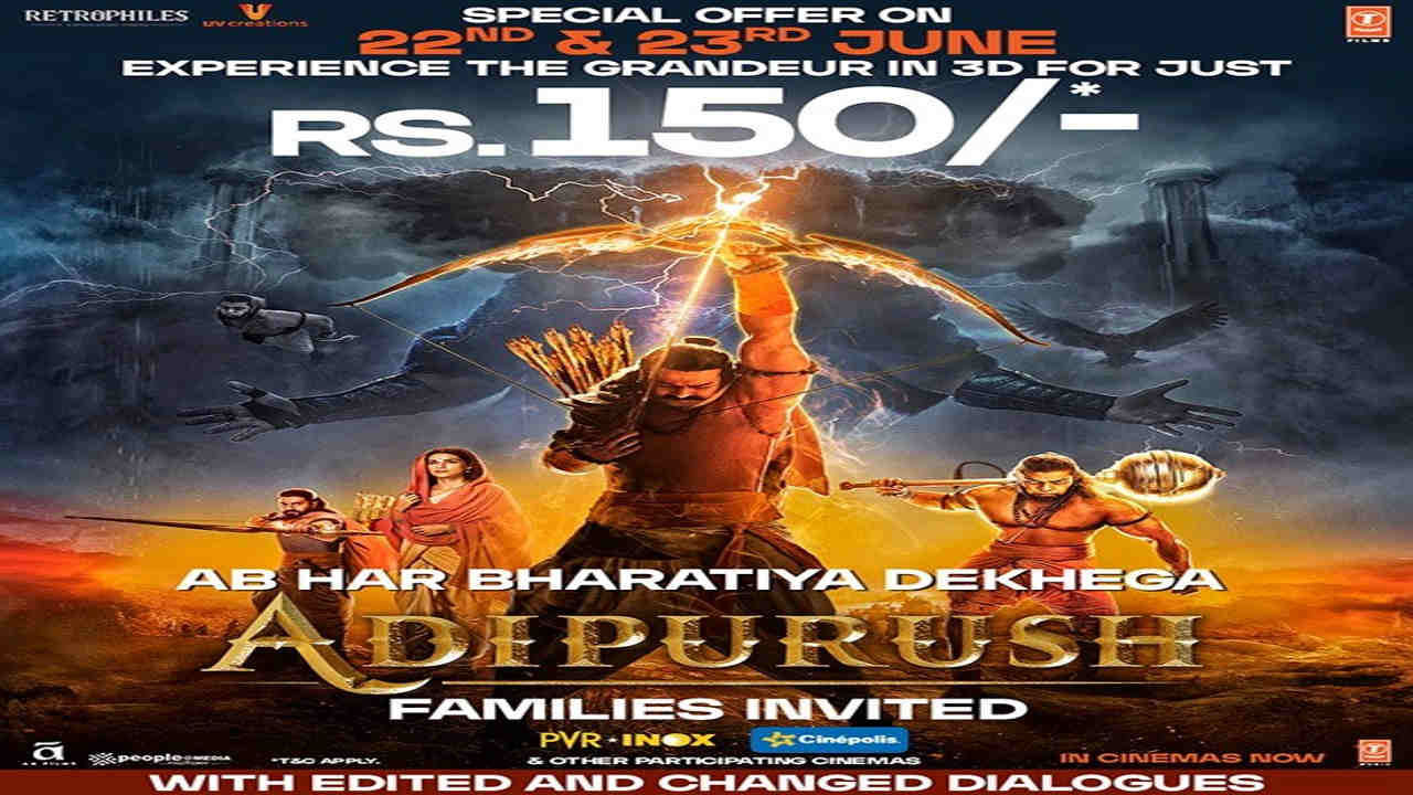 Makers of Adipurush reduce ticket prices for Hindi audience