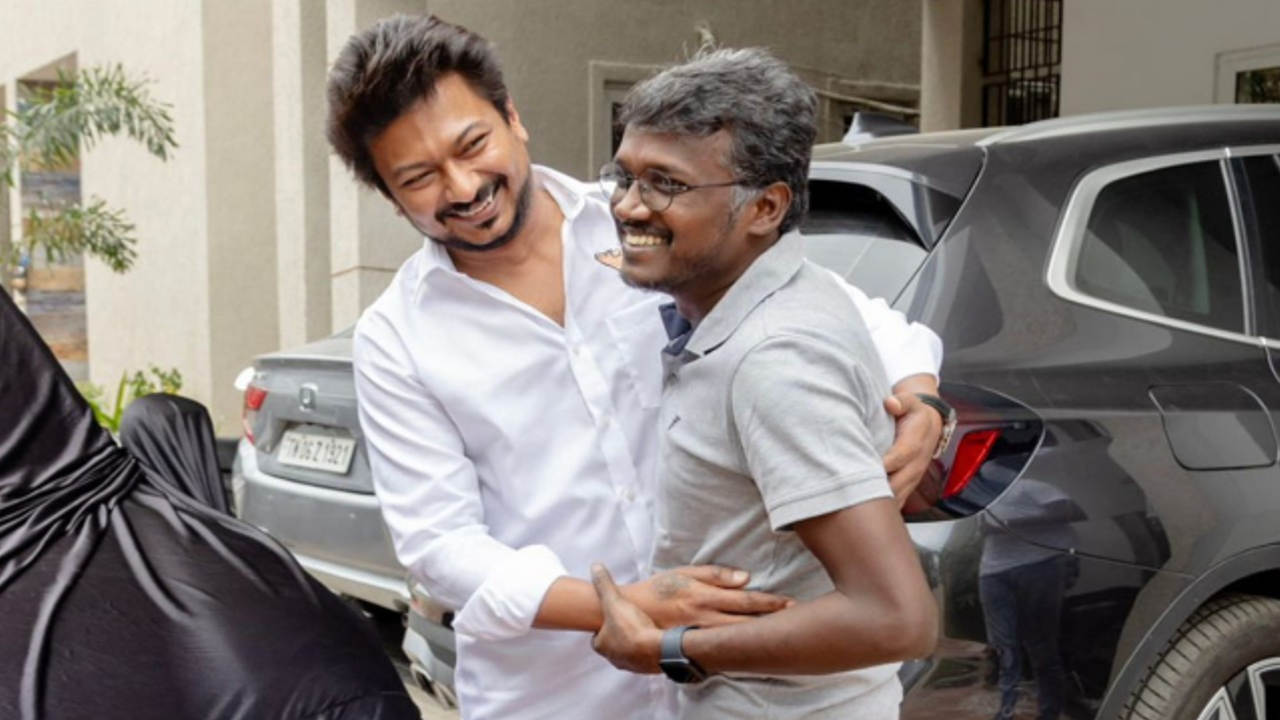 Udhayanidhi Stalin gifts filmmaker Mari Selvaraj a mini cooper post Maamannan success