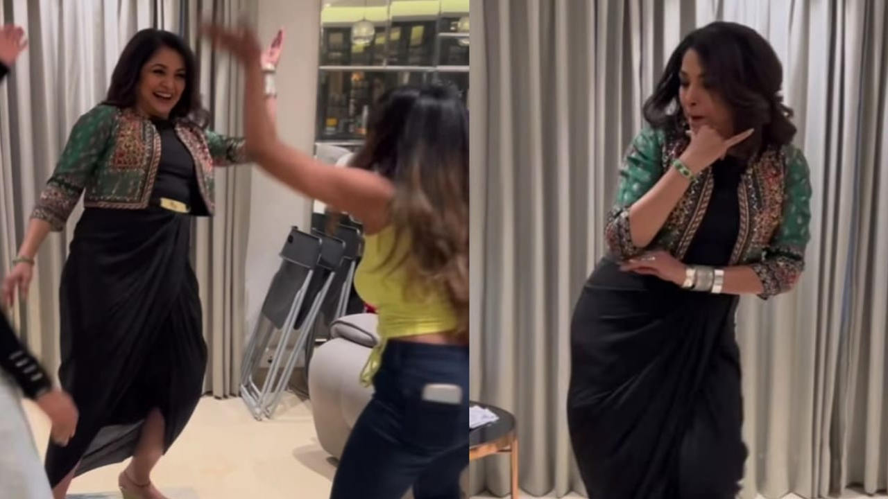 Ramya Krishnan dances to Tamannaah Bhatia’s Kaavaalaa in vanity before the Jailer audio launch