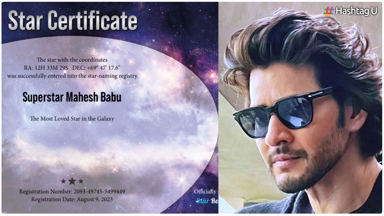Mahesh Babu’s Birthday Celebrations: Fans Register a Star in His Name