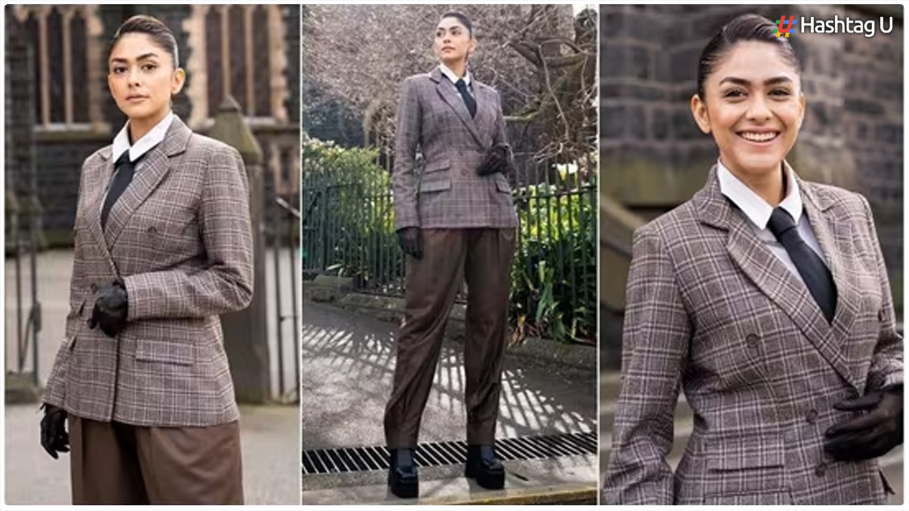 Mrunal Thakur’s Androgynous Power Suit: A Bold Statement of Elegance and Individuality