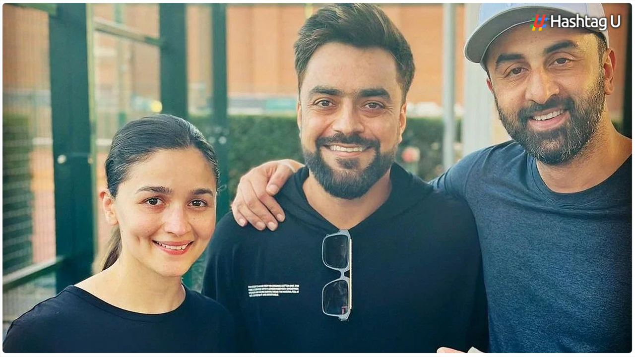 Bollywood Stars Alia Bhatt and Ranbir Kapoor Spotted Enjoying New York Vacation with Cricket Sensation Rashid Khan