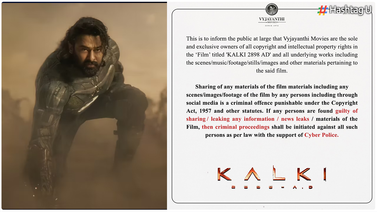 Legal Notice Issued for Kalki 2898 AD: Producers Take Stand Against Copyright Infringement