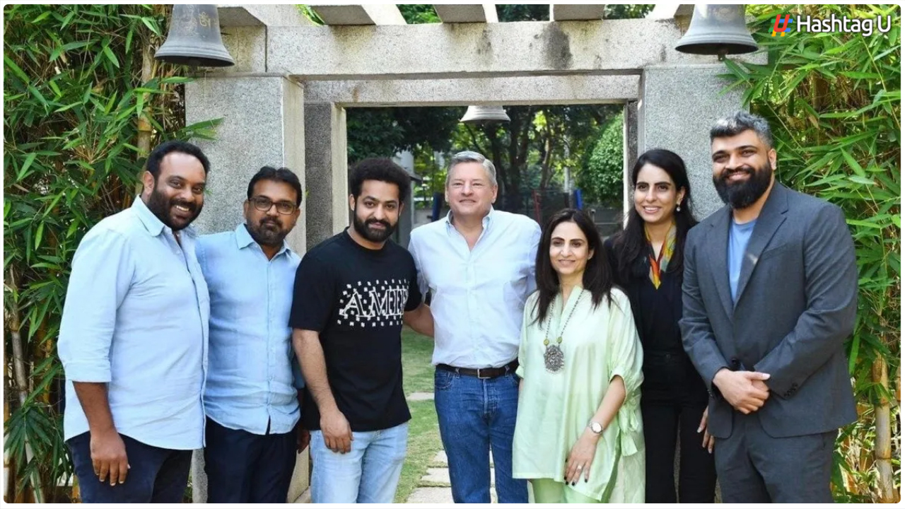 Jr NTR Hosts Netflix CEO Ted Sarandos, Sparks Speculation Amid RRR’s Global Success