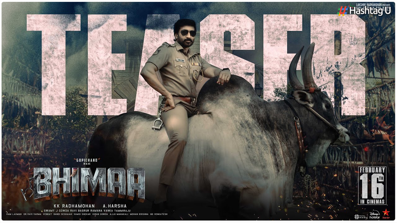 Gopichand’s ‘Bhimaa’ Teaser Unveils Glimpse of High-Octane Action Drama
