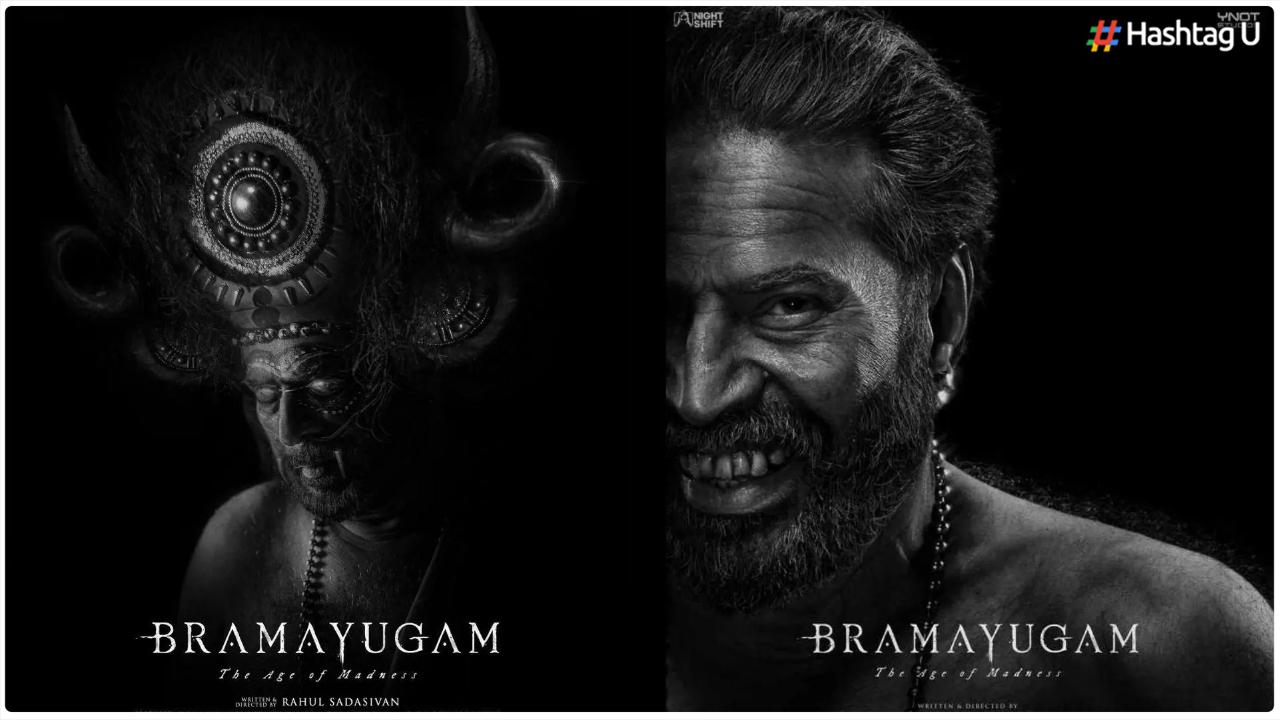 Mammootty Unveils Intriguing New Poster for Bramayugam, Building Anticipation for 2024!