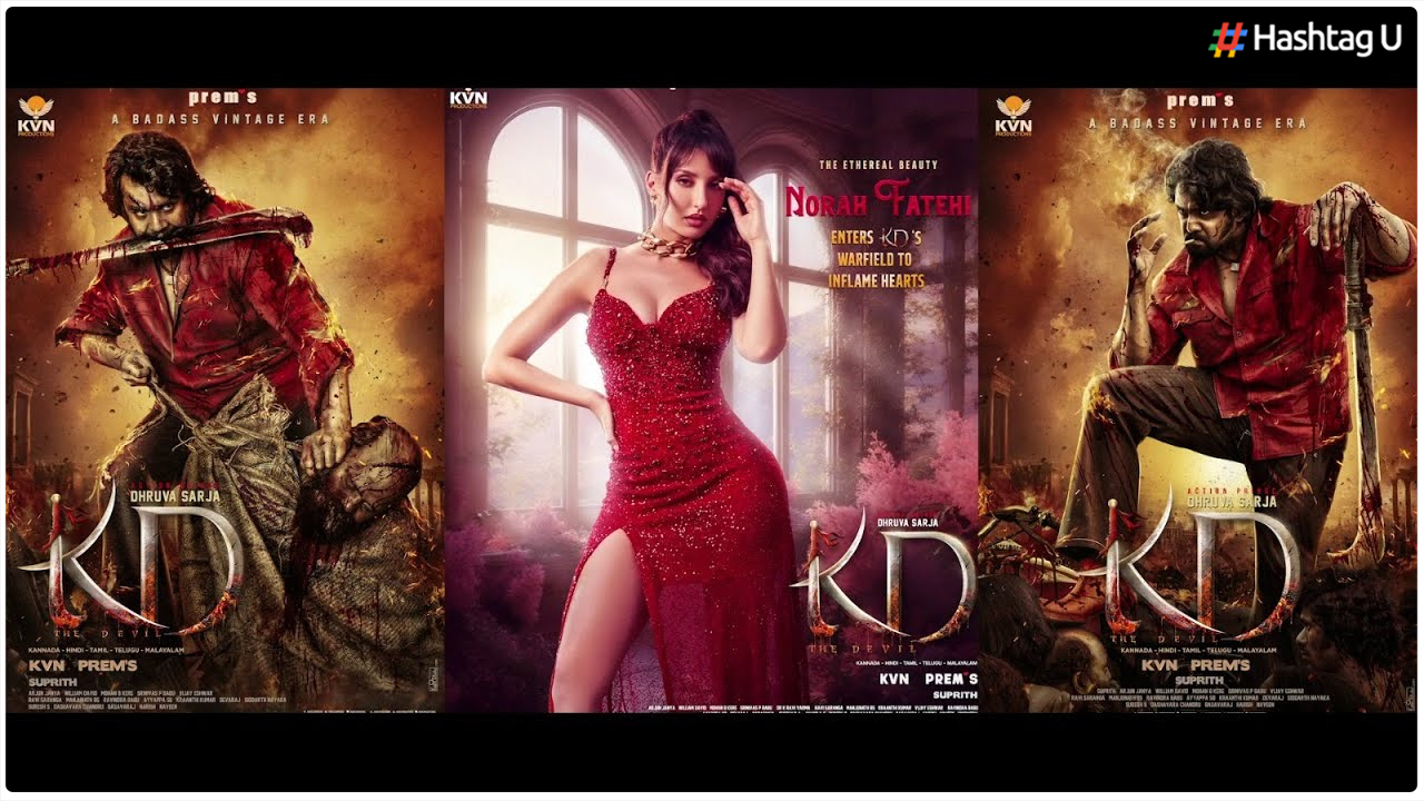 Nora Fatehi Joins Star-Studded Cast in Dhruva Sarja’s KD – The Devil