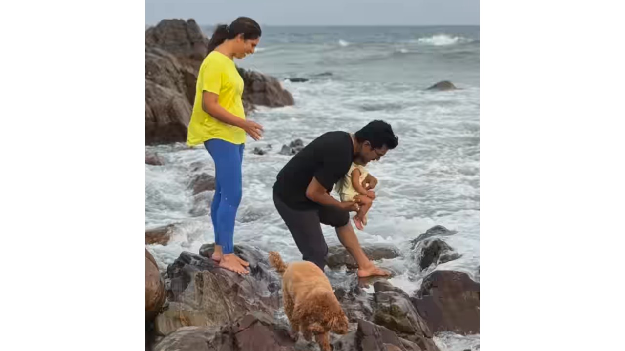 Ram Charan and Upasana Share Daughter Klin Kaara’s First Beach Experience in Vizag