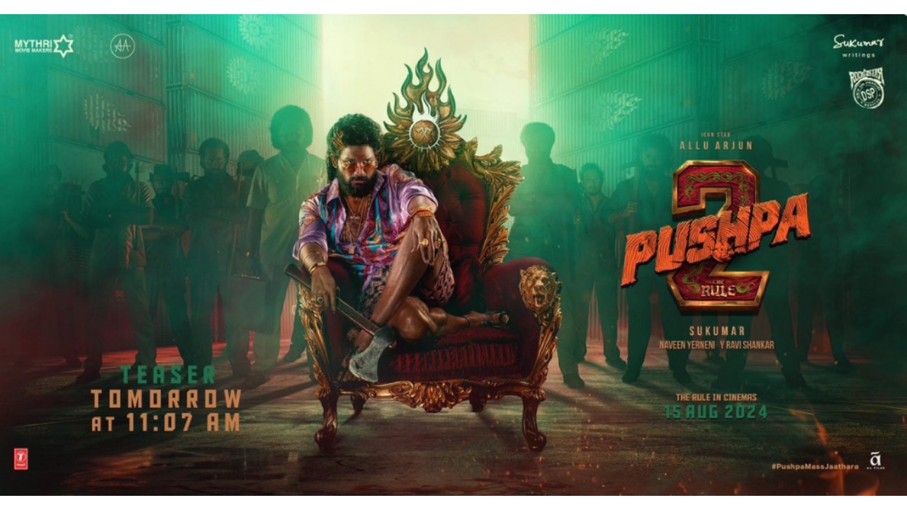 Teaser of ‘Pushpa 2: The Rule’ Released on Allu Arjun’s 42nd Birthday