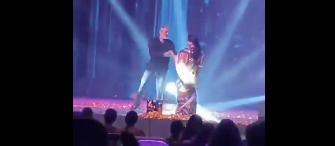 SS Rajamouli and Wife Rama Groove to AR Rahman Song at Sangeet. Watch!