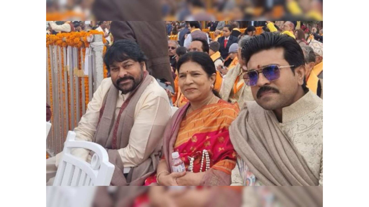 Mega Stars Chiranjeevi and Ram Charan Lead Heartfelt Hanuman Jayanti Celebrations