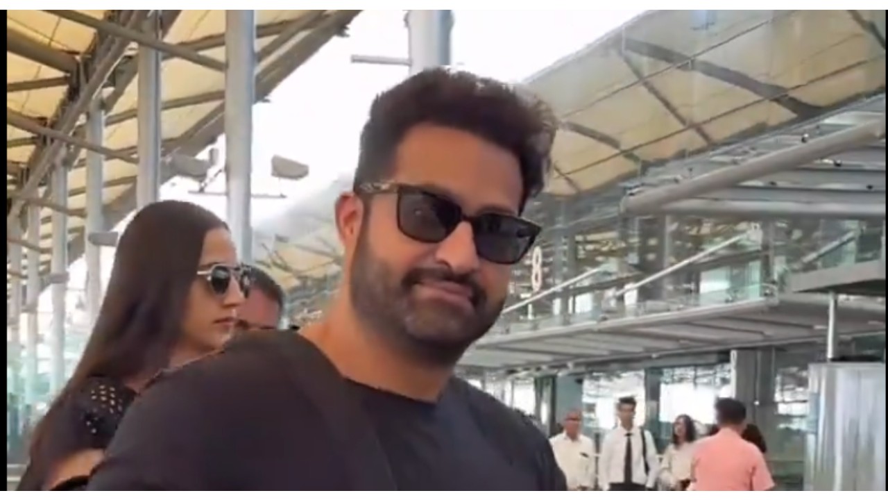 Jr NTR and Wife Pranathi Nandamuri Depart for Birthday Getaway