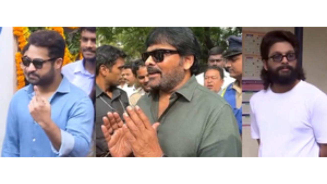 Tollywood Stars Cast Votes in Hyderabad Amidst Lok Sabha Polls