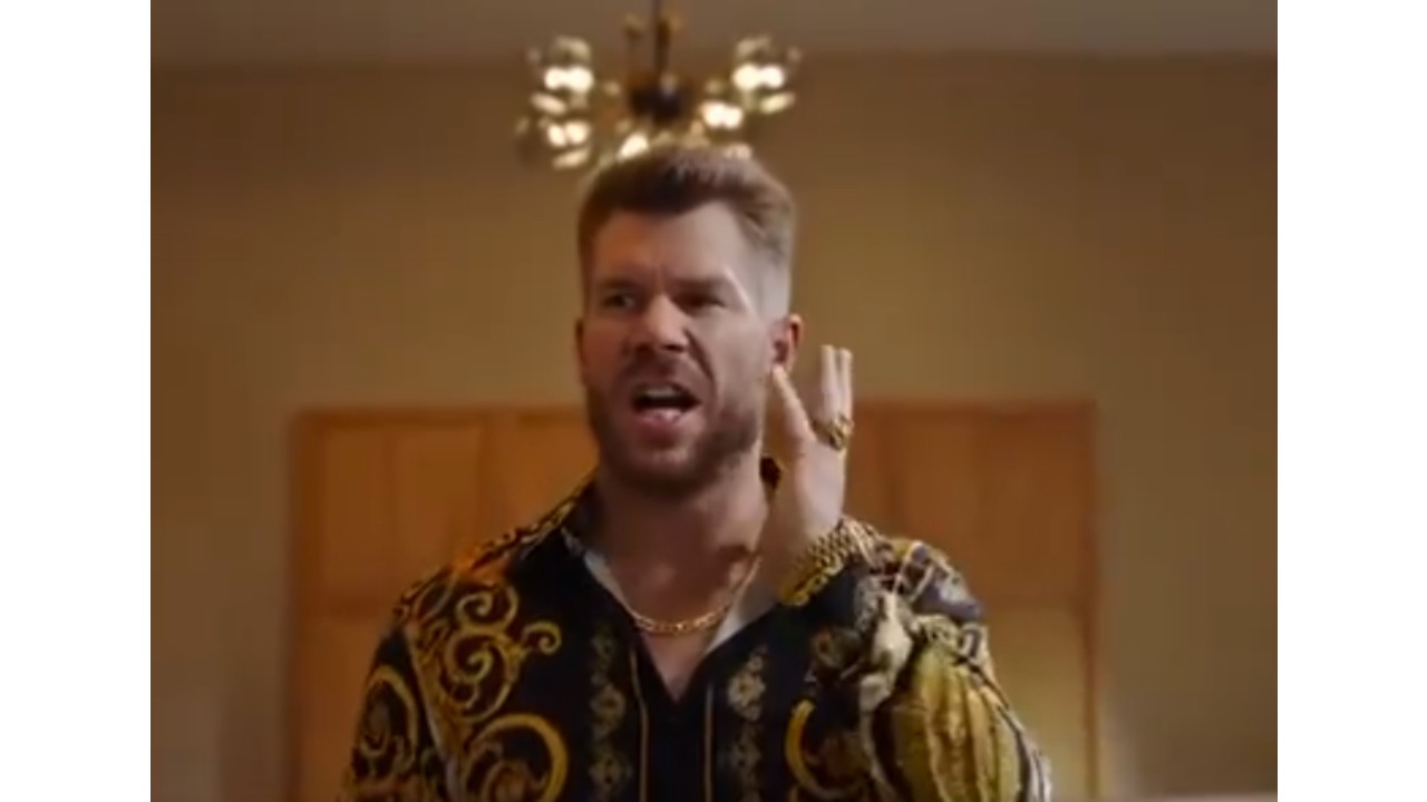 David Warner Channels Pushpa Raj in New Ad