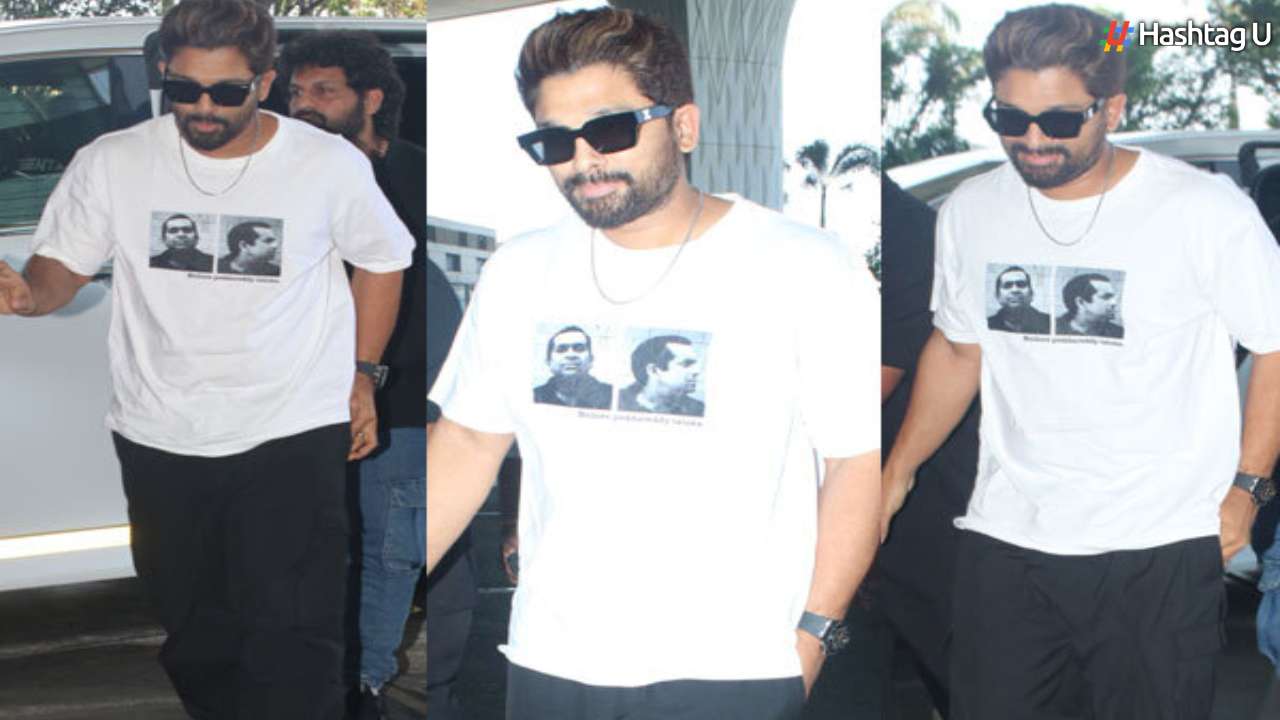Brahmanandam Print on Allu Arjun’s T-Shirt Grabs Attention