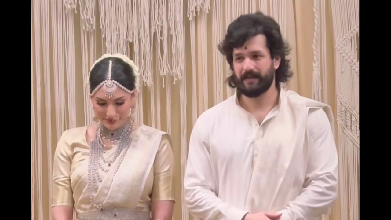 Akhil Akkineni Marries Longtime Girlfriend Zainab Ravdjee – First Photos of the Newlyweds Out
