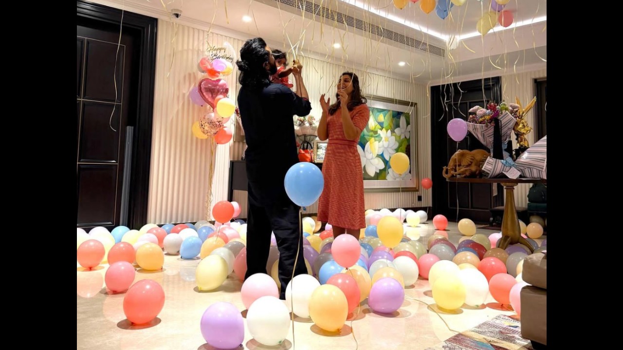 Ram Charan Celebrates Wife Upasana’s 36th Birthday with Daughter Klin Kaara