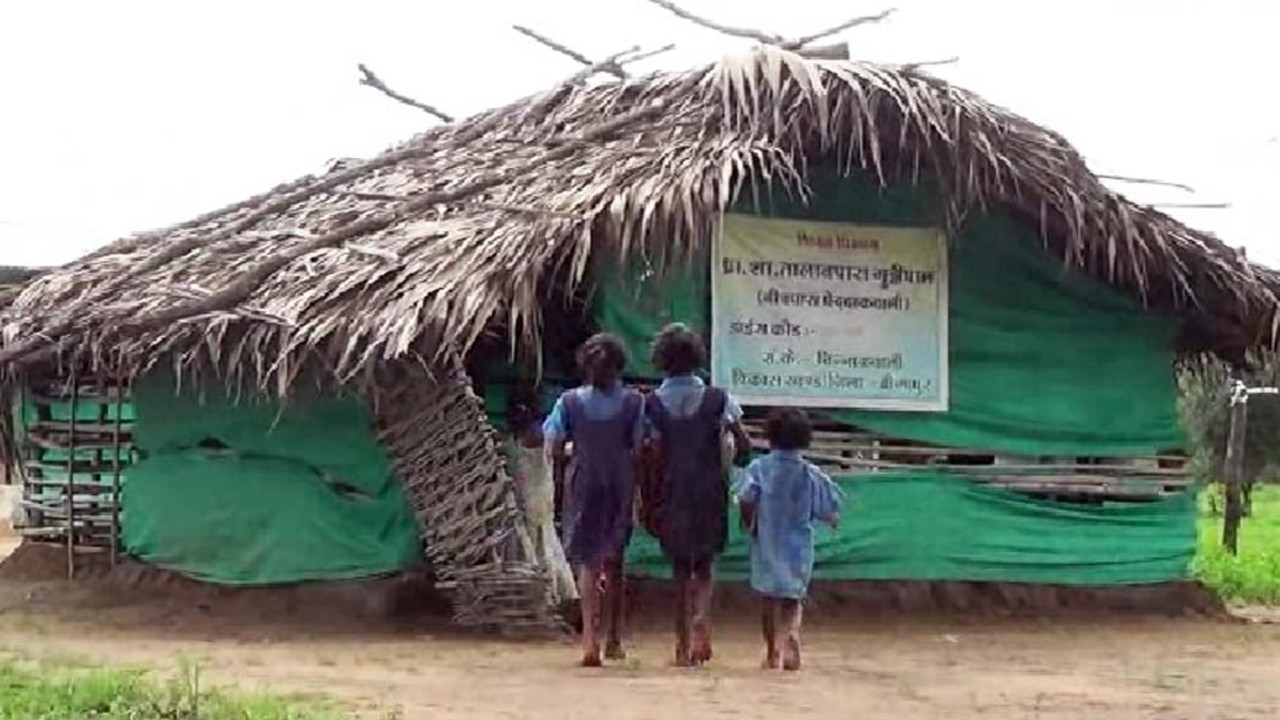 In Sukma’s remote village, children fight for education in a makeshift hut